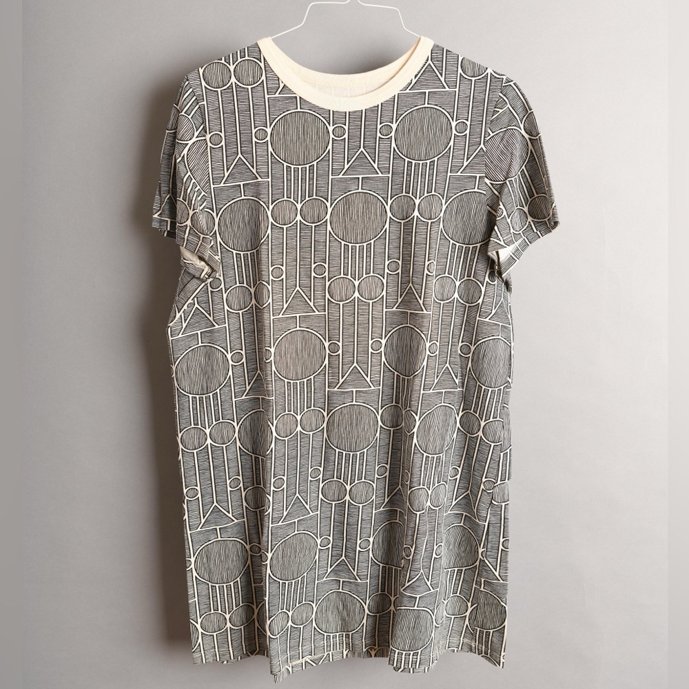 Winter Water Factory printed tee dress size Women's XL